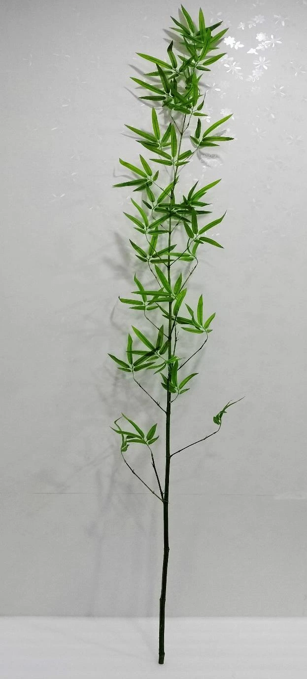 Natural Bamboo stick x1 with Artificial Leaves 250cm